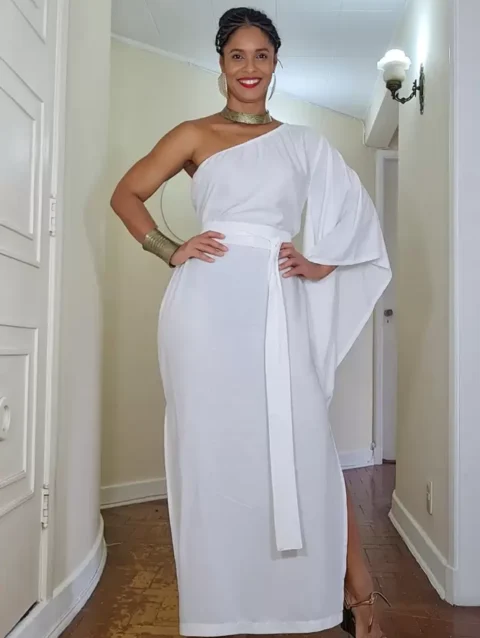 VESTIDO ASSUCENA LONGO OFF WHITE