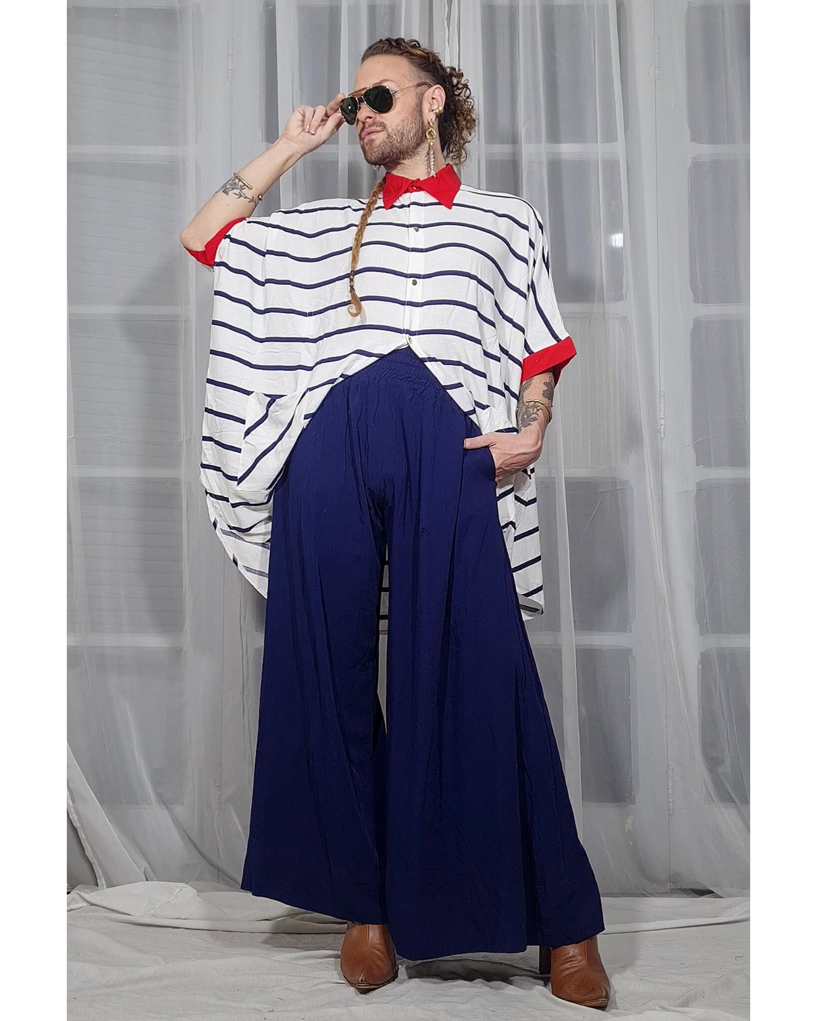 PANTALONA AZUL MARINHO - Imagem 5