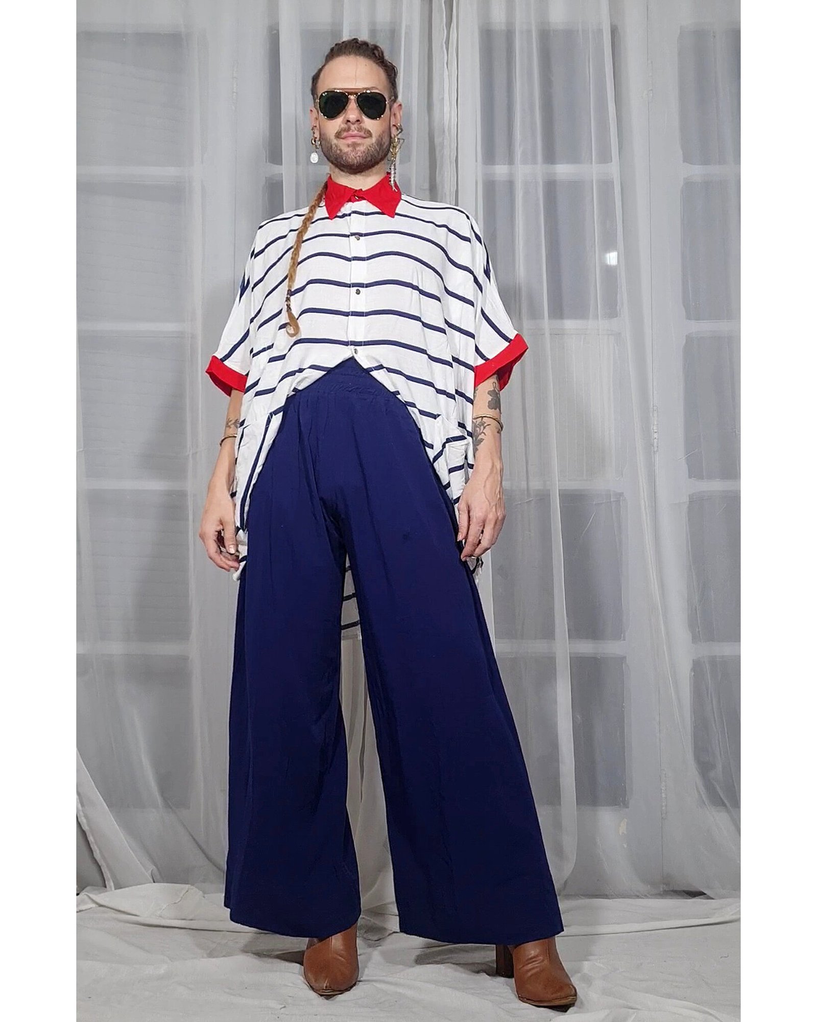 PANTALONA AZUL MARINHO - Imagem 4