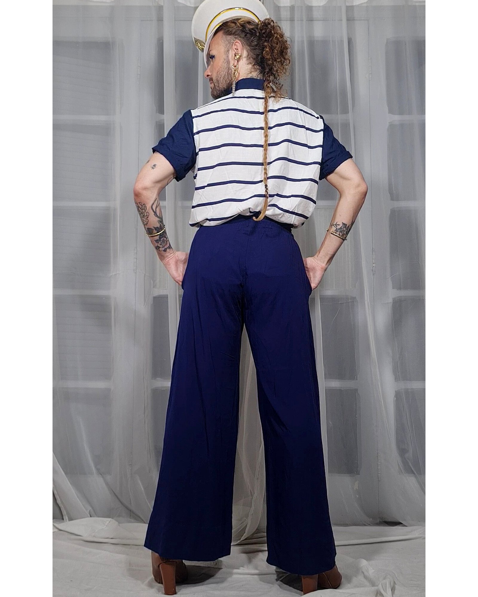 PANTALONA AZUL MARINHO - Imagem 2