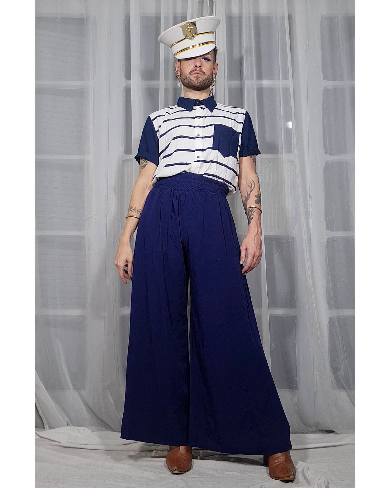 PANTALONA AZUL MARINHO - Imagem 3