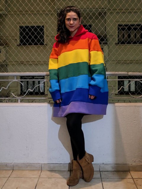 MOLETOM ARCO-IRIS