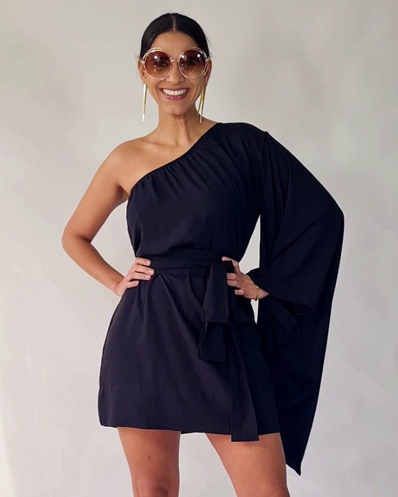 VESTIDO ASSUCENA CURTO PRETO
