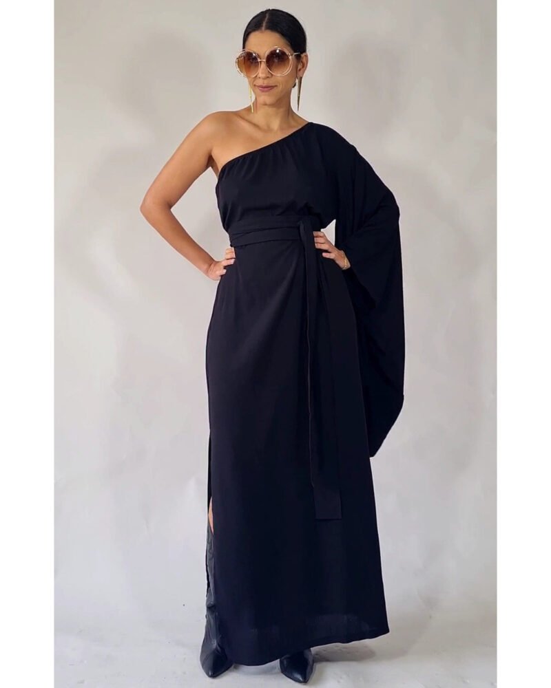 VESTIDO ASSUCENA LONGO PRETO - Imagem 8