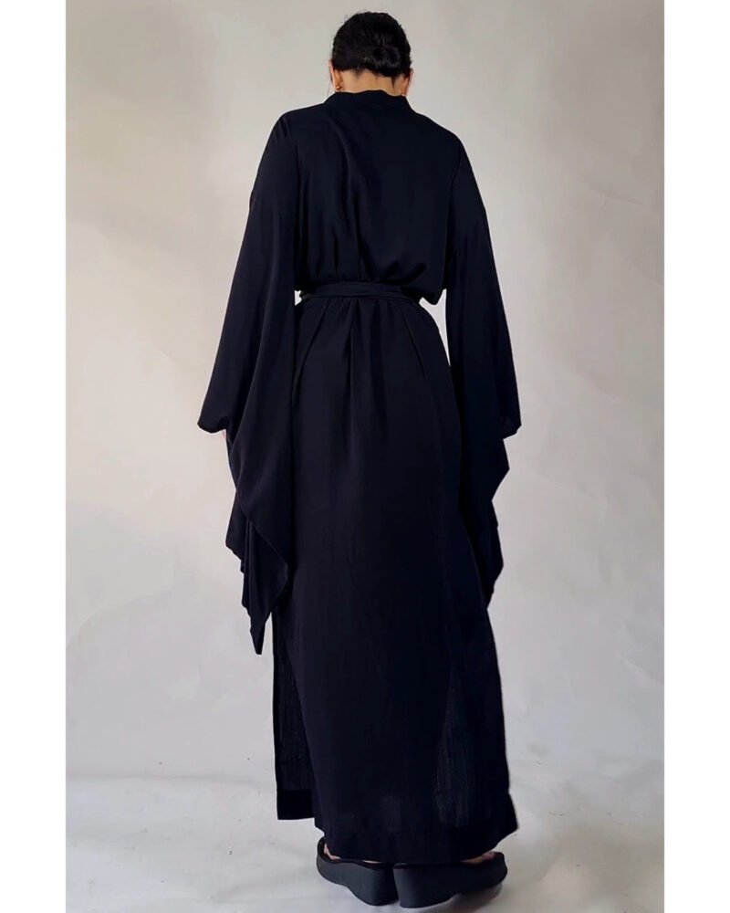 KIMONO TOSHIKO LONGO PRETO - Imagem 6