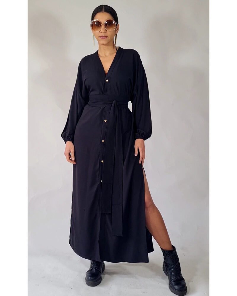KIMONO LILITH LONGO PRETO - Imagem 6