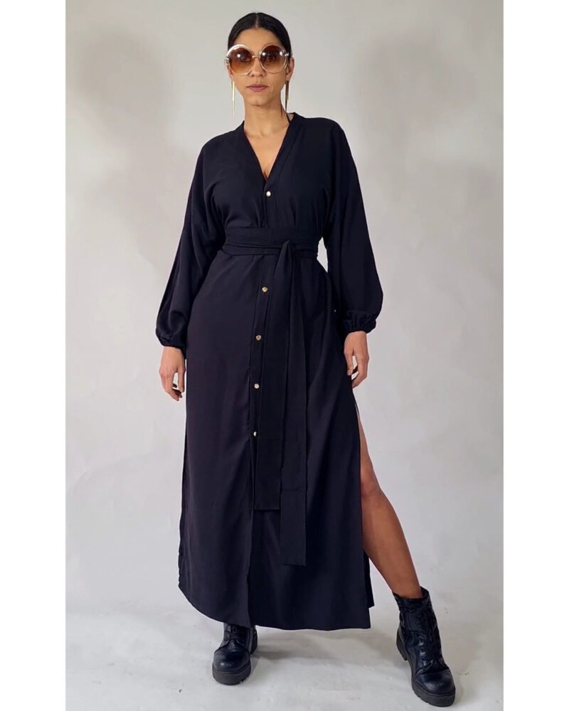 KIMONO LILITH LONGO PRETO - Imagem 2