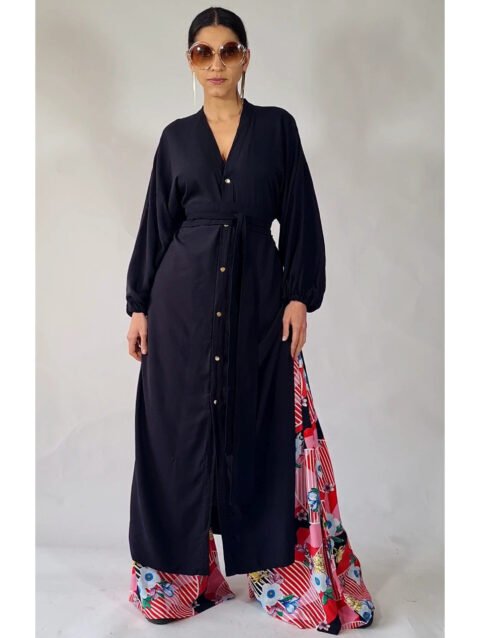 KIMONO LILITH LONGO PRETO