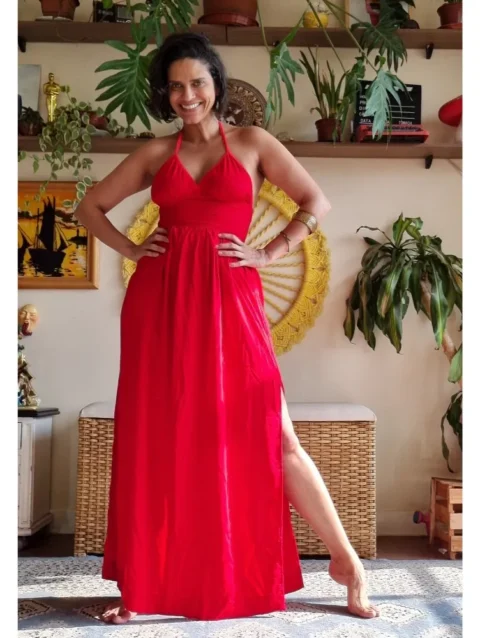 VESTIDO GAL VERMELHO