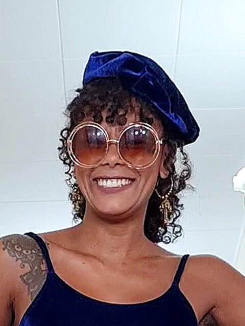 BOINA VELUDO AZUL MARINHO