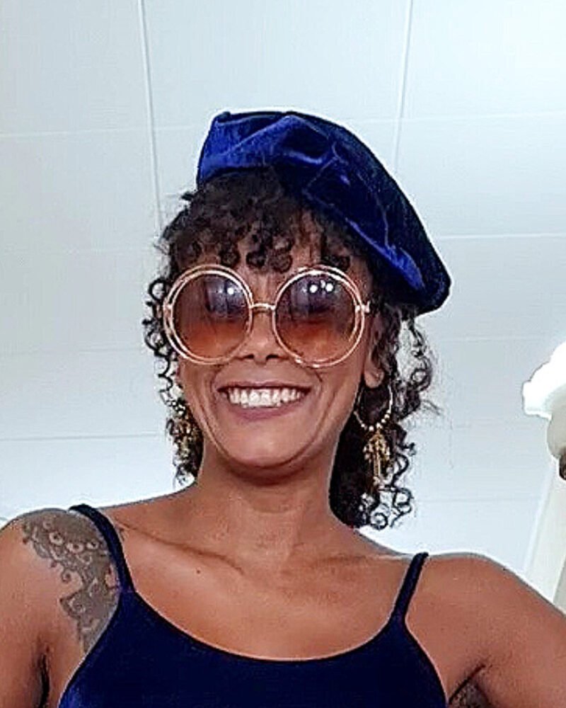 BOINA VELUDO AZUL MARINHO
