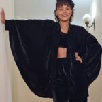 KIMONO FÊNIX VELUDO PRETO