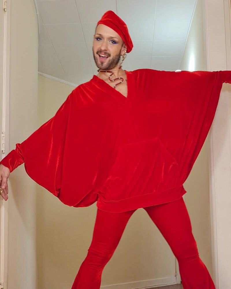 MOLETOM FÊNIX VELUDO VERMELHO - Imagem 8