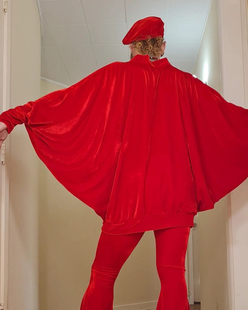 MOLETOM FÊNIX VELUDO VERMELHO - Imagem 7