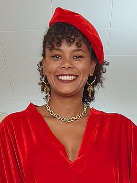 BOINA VELUDO VERMELHO