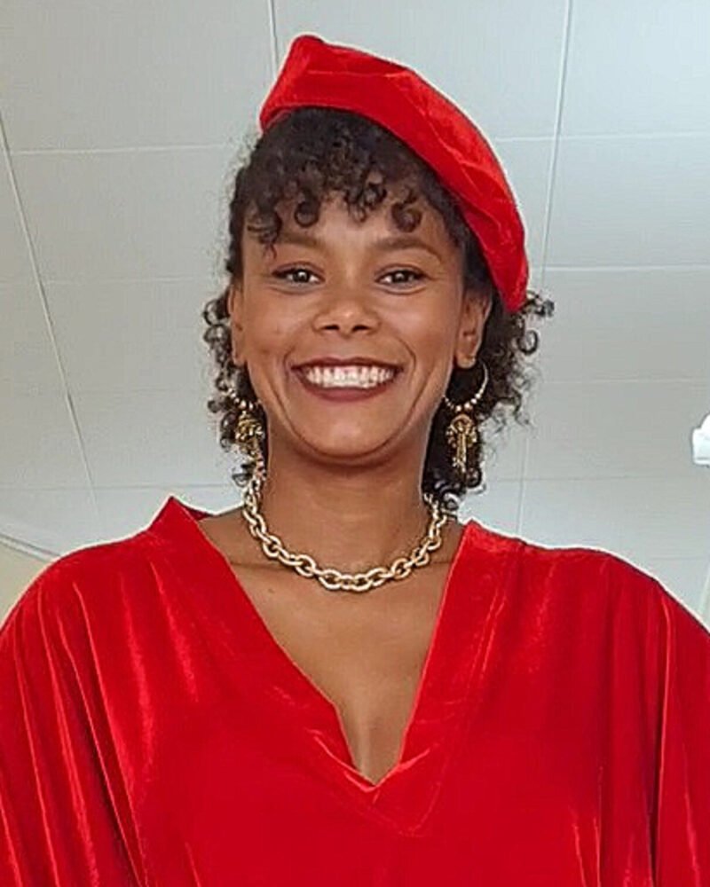 BOINA VELUDO VERMELHO