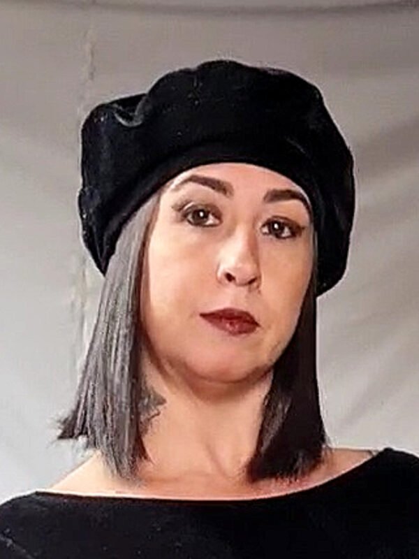 BOINA VELUDO PRETO