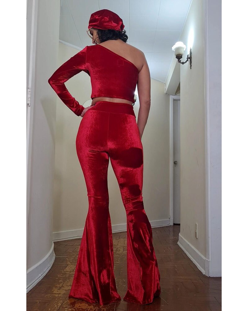 TOP ASSUCENA VELUDO VERMELHO - Imagem 4