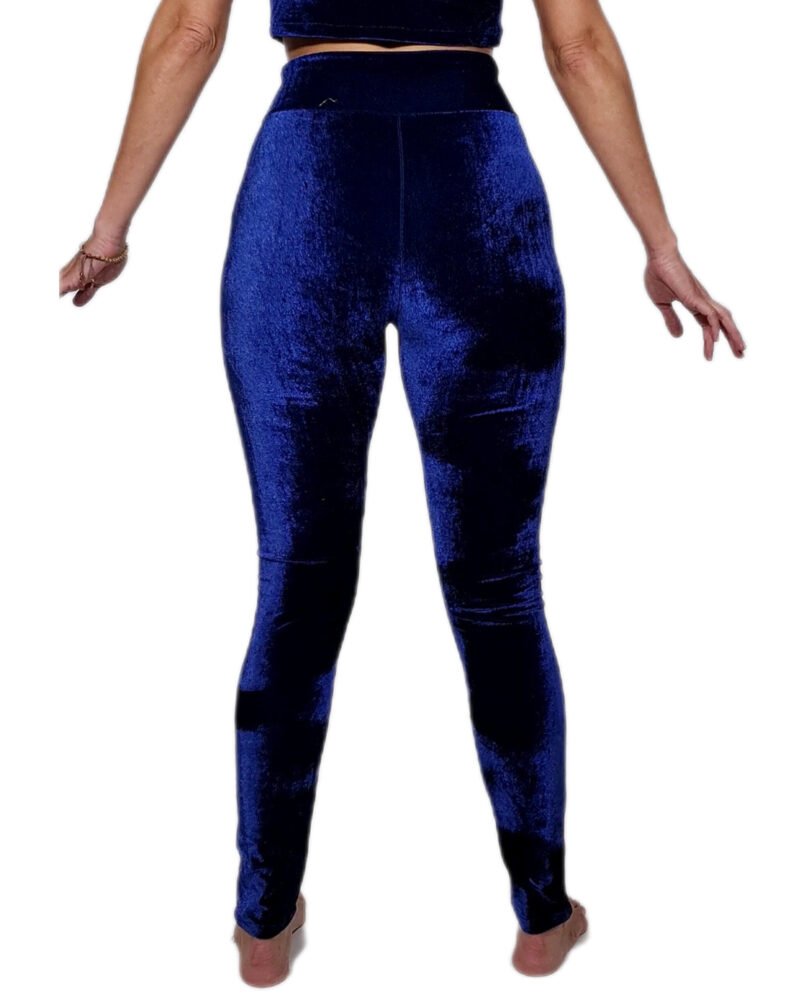 CALÇA RITA LEE VELUDO AZUL MARINHO - legging - Imagem 2