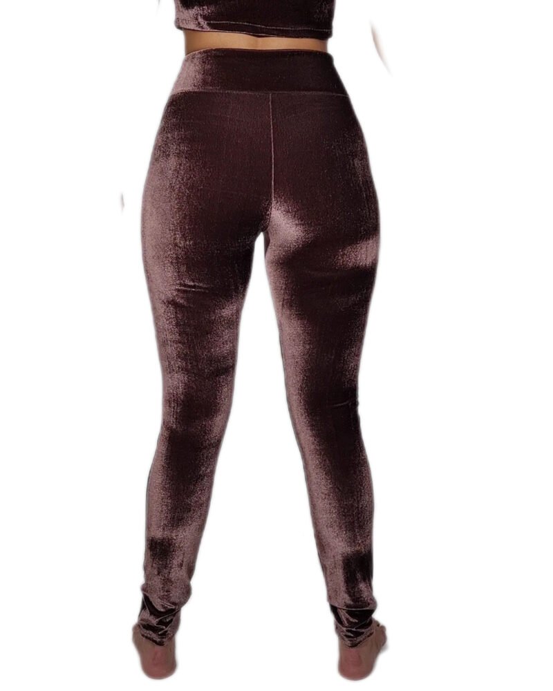 CALÇA RITA LEE VELUDO MARROM - legging - Imagem 2
