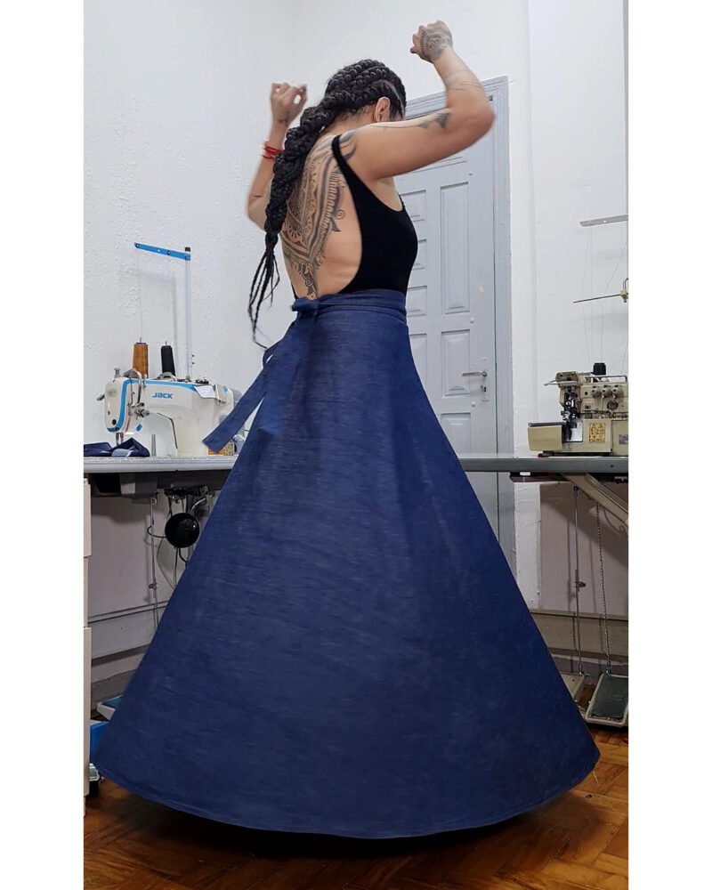 SAIA PADILHA LONGA JEANS (envelope) - Imagem 2