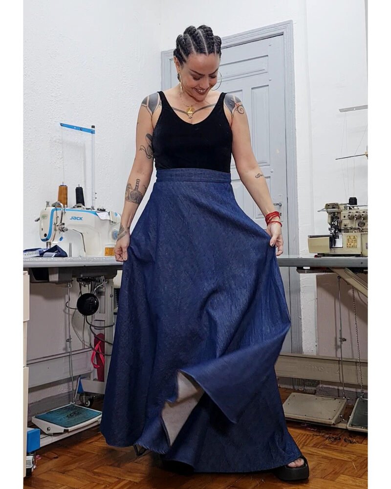 SAIA PADILHA LONGA JEANS (envelope) - Imagem 4
