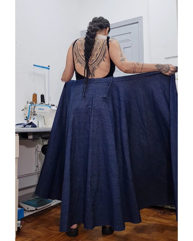 SAIA PADILHA LONGA JEANS (envelope) - Imagem 5