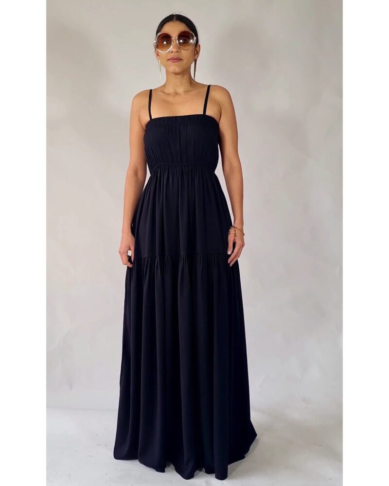VESTIDO FRIDA LONGO PRETO - Imagem 10