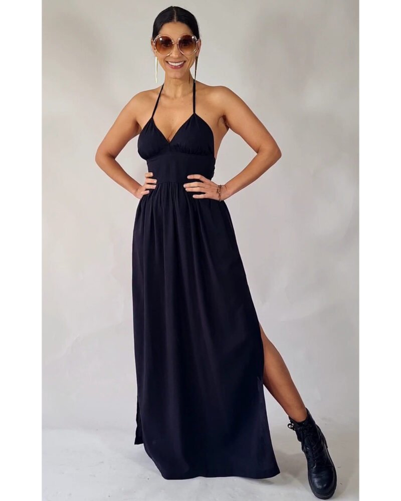 VESTIDO GAL LONGO PRETO - Imagem 2