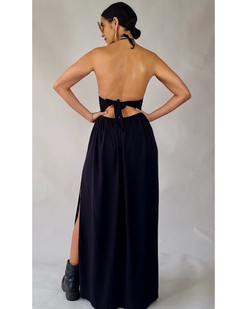 VESTIDO GAL LONGO PRETO - Imagem 3