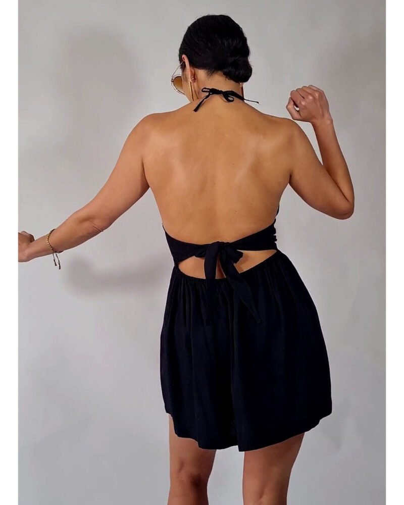 VESTIDO GAL CURTO PRETO - Imagem 3