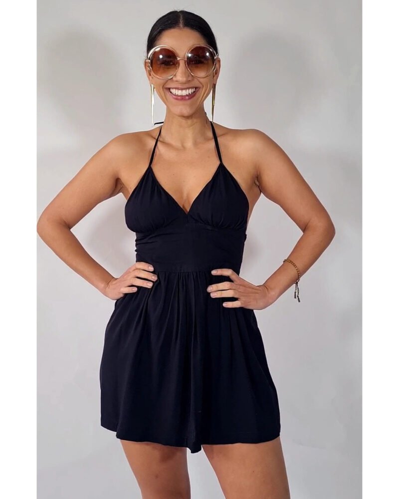 VESTIDO GAL CURTO PRETO