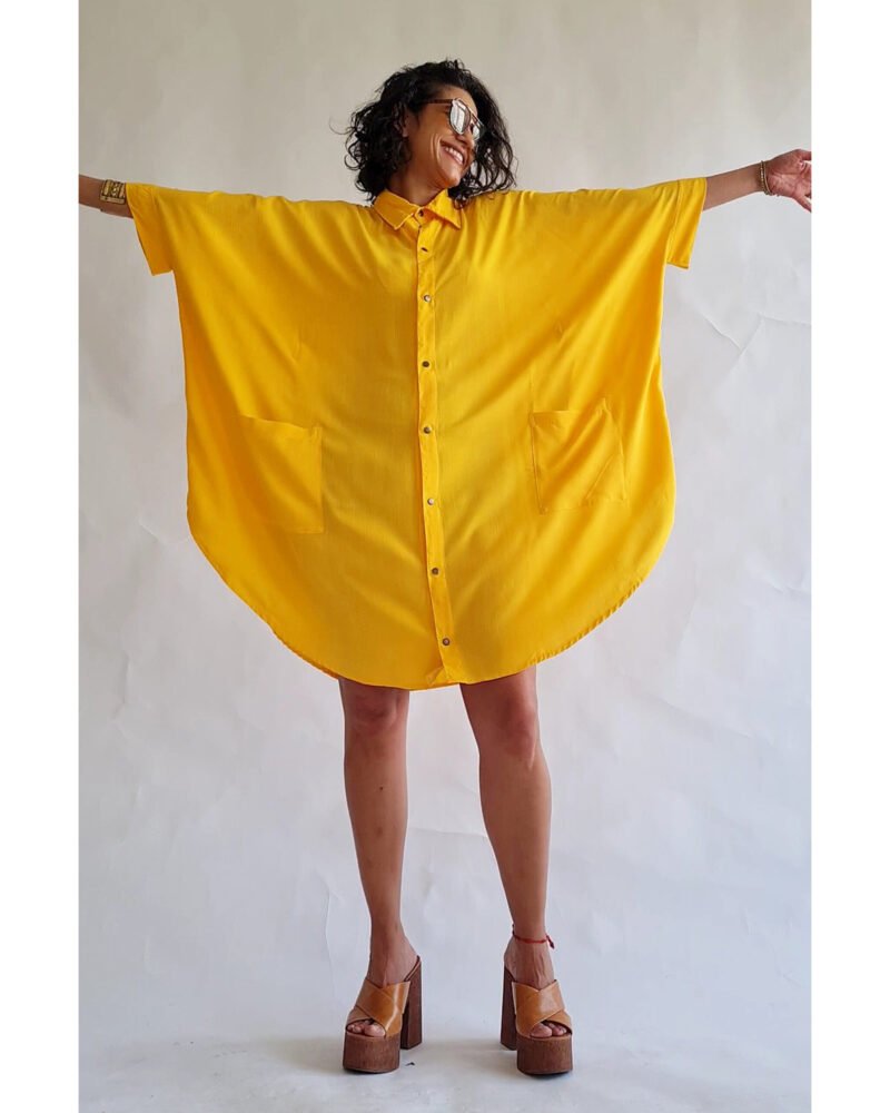 CAMISÃO CRIS MÉDIO AMARELO - Imagem 3