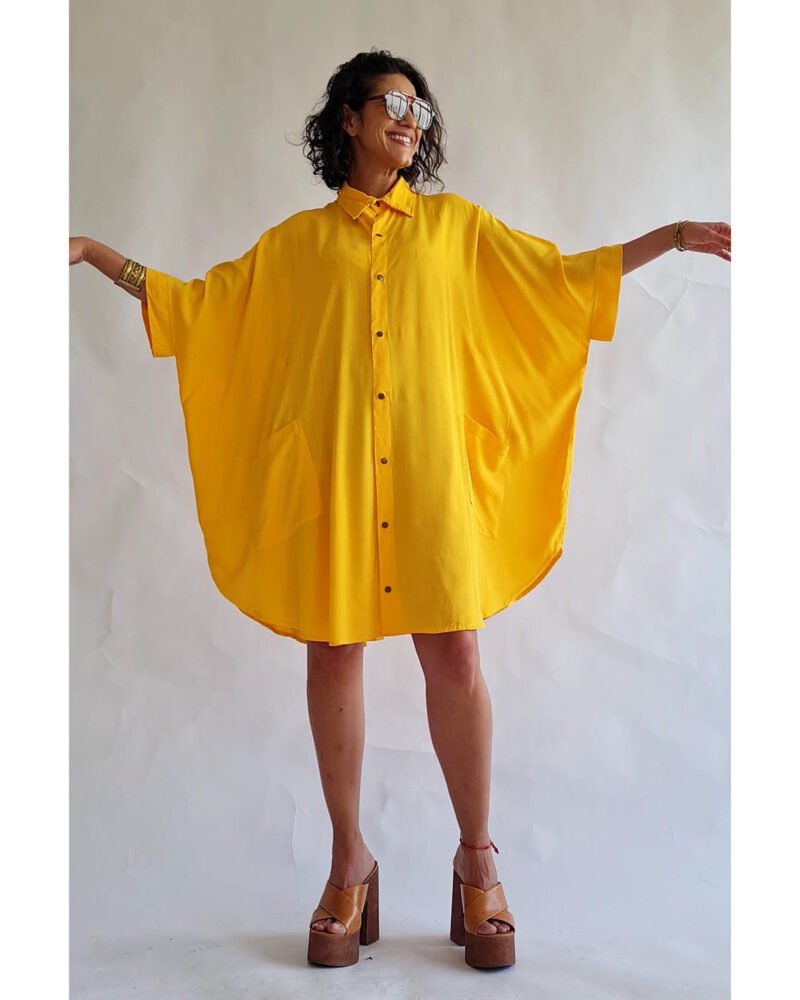 CAMISÃO CRIS MÉDIO AMARELO - Imagem 5