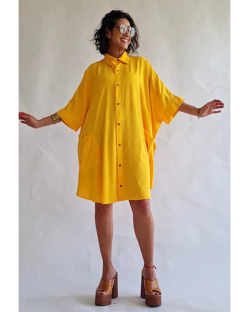 CAMISÃO CRIS MÉDIO AMARELO - Imagem 4