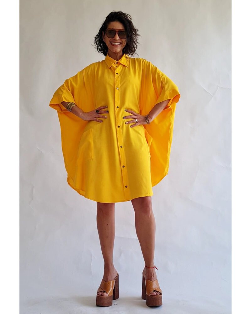 CAMISÃO CRIS MÉDIO AMARELO - Imagem 6