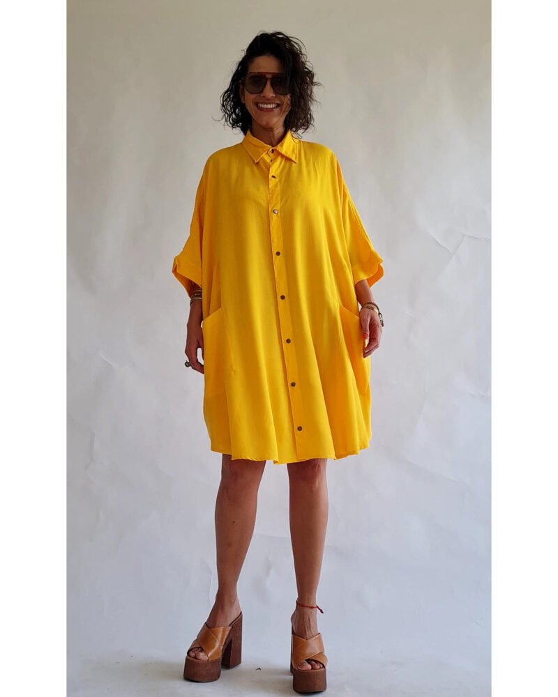 CAMISÃO CRIS MÉDIO AMARELO - Imagem 8