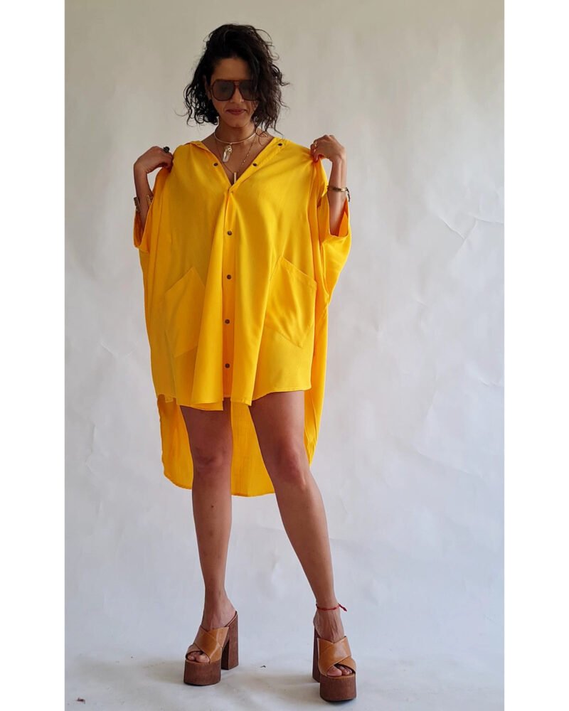 CAMISÃO CRIS MÉDIO AMARELO - Imagem 9