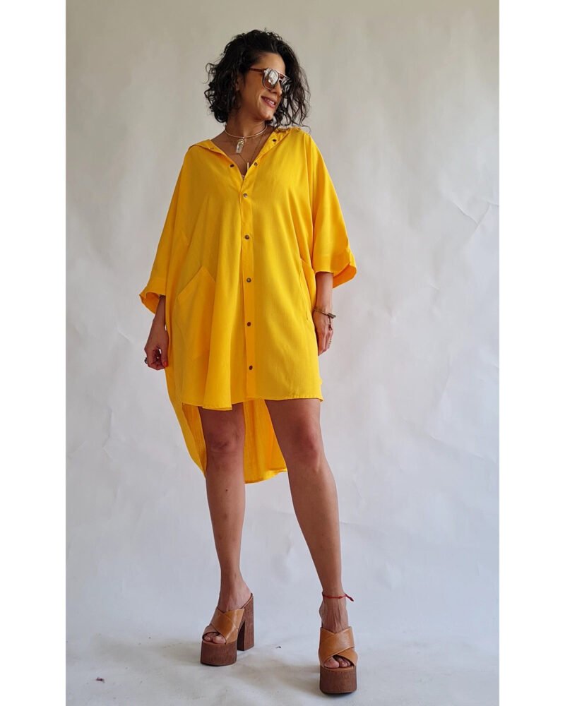 CAMISÃO CRIS MÉDIO AMARELO - Imagem 10