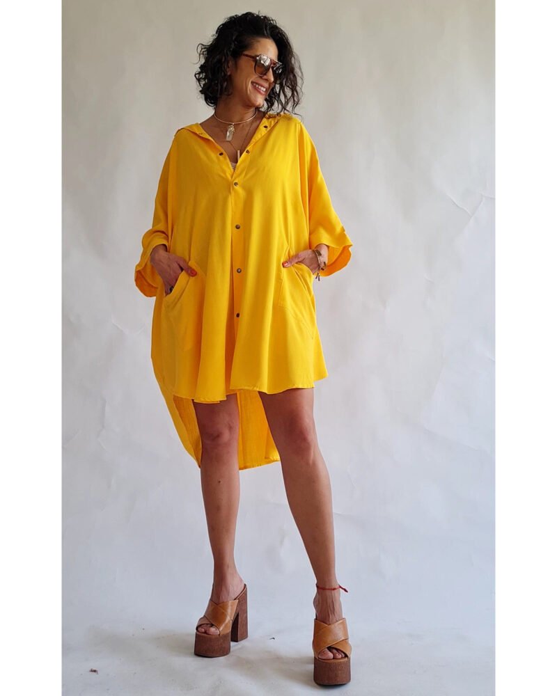 CAMISÃO CRIS MÉDIO AMARELO - Imagem 11