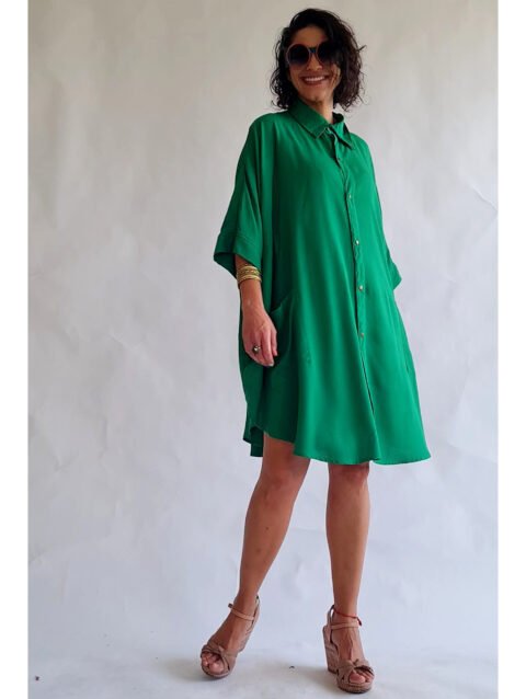 CAMISÃO CRIS MÉDIO VERDE BANDEIRA