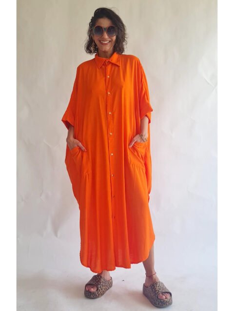 CAMISÃO CRIS LONGO LARANJA