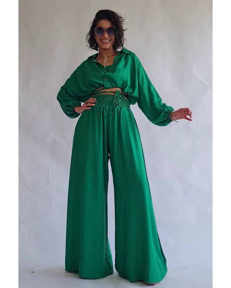 PANTALONA VERDE BANDEIRA