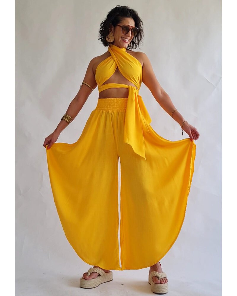 CALÇA JESSY AMARELA - Imagem 4