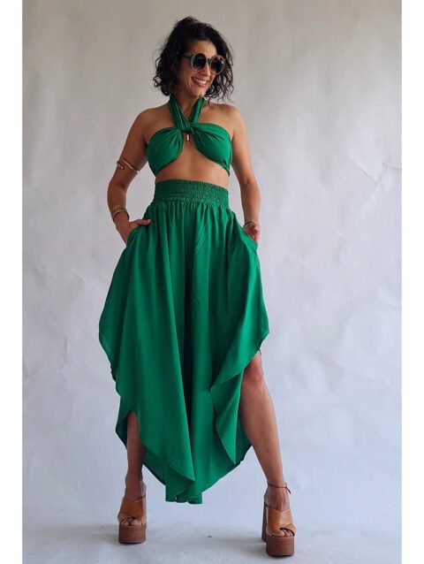 CALÇA JESSY VERDE BANDEIRA