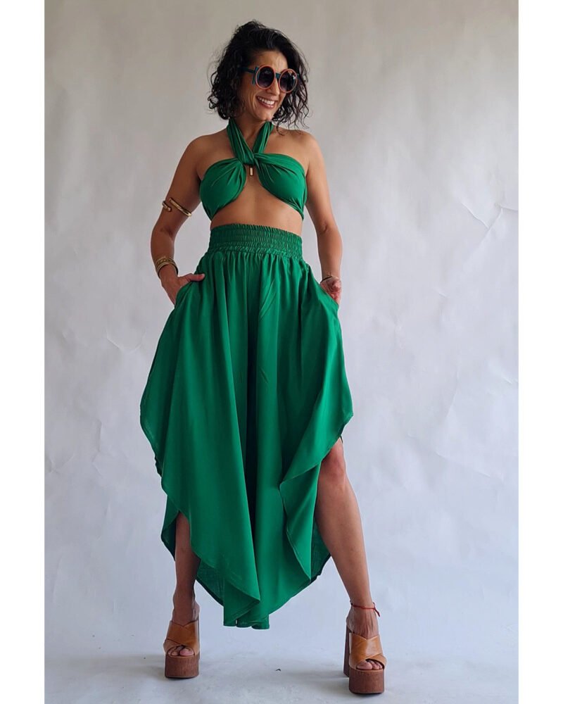 CALÇA JESSY VERDE BANDEIRA