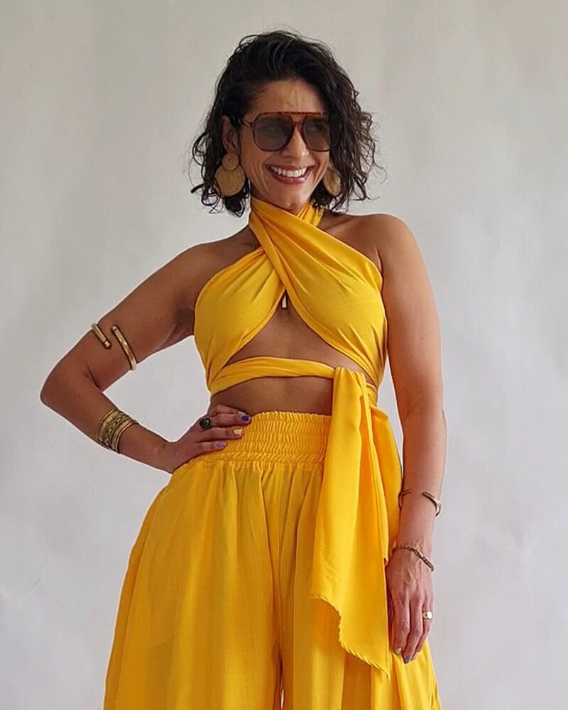 TOP FAIXA AMARELO
