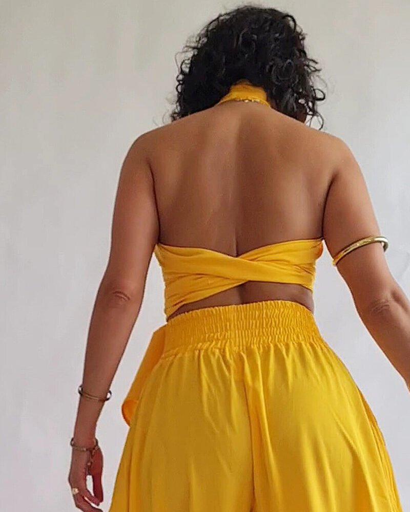 TOP FAIXA AMARELO - Imagem 2
