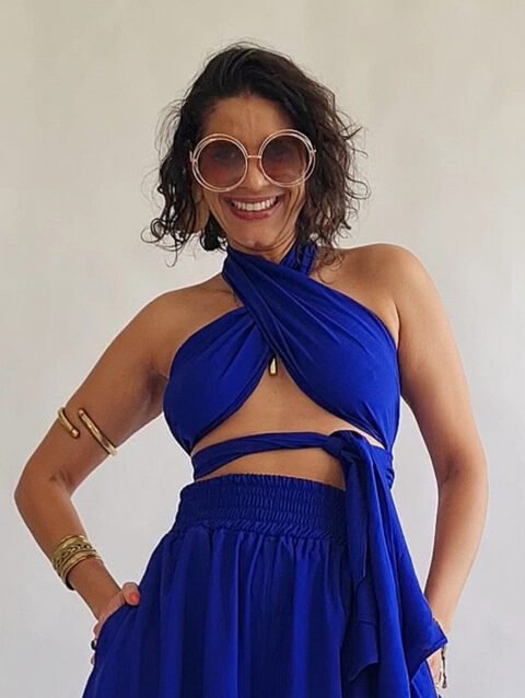 TOP FAIXA AZUL ROYAL