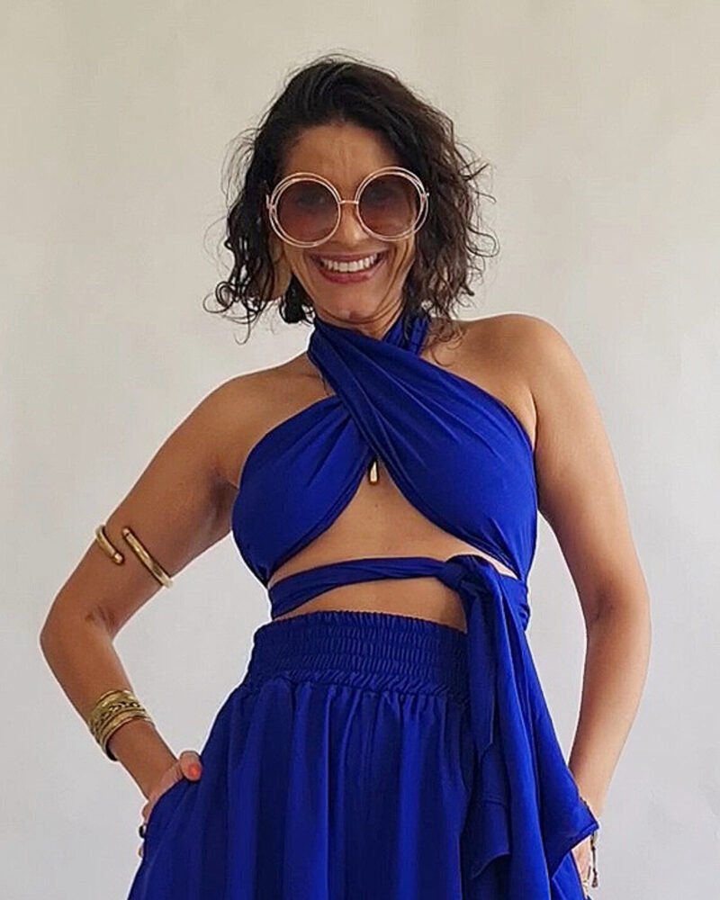 TOP FAIXA AZUL ROYAL
